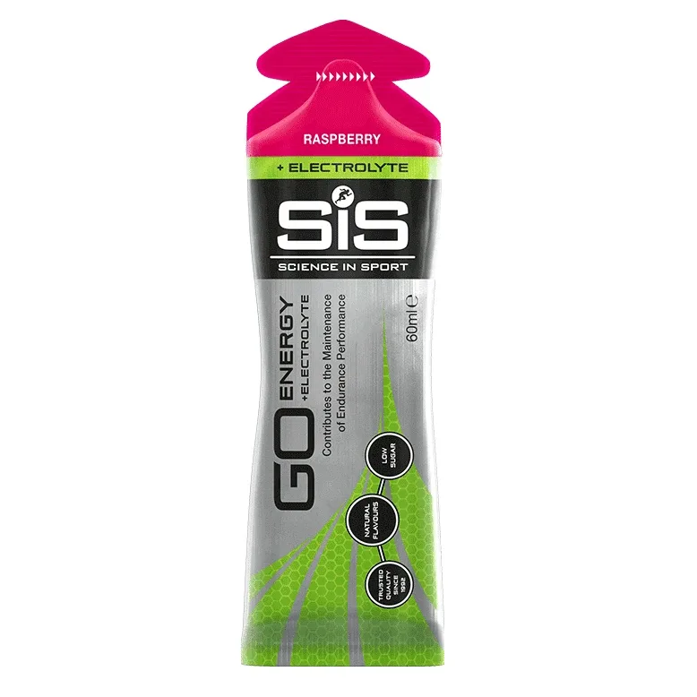 Gel energizant cu electroliti cu aroma de zmeura Sis Go Energy, 60 ml, Science In Sport Science In Sport (SIS) — preț și oferte