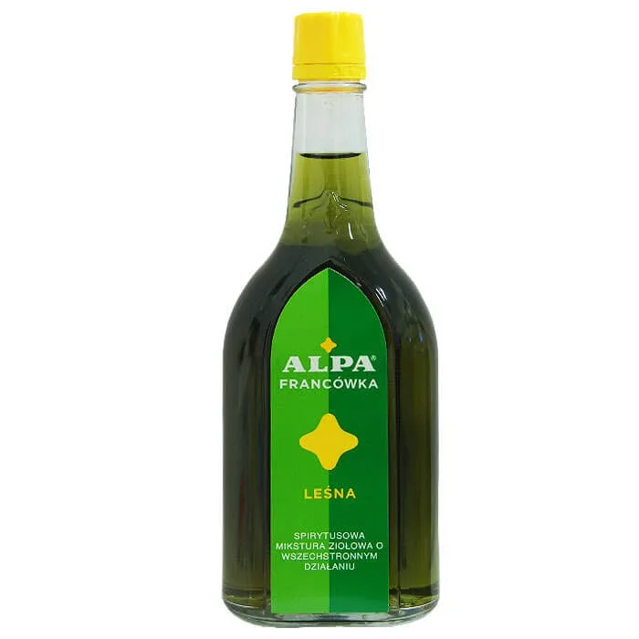 Alpa Francówka Leśna, un amestec de băuturi spirtoase pe bază de plante cu acțiune totală, 160 ml — preț și oferte
