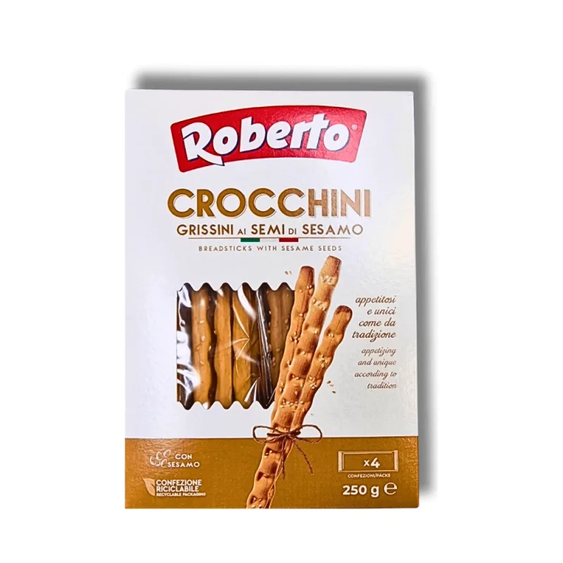 Grisine cu susan Crochine, 250 g, Roberto — preț și oferte