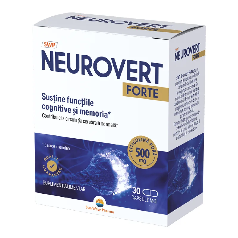 Neurovert Forte, 30 capsule, Sun Wave Pharma — preț și oferte