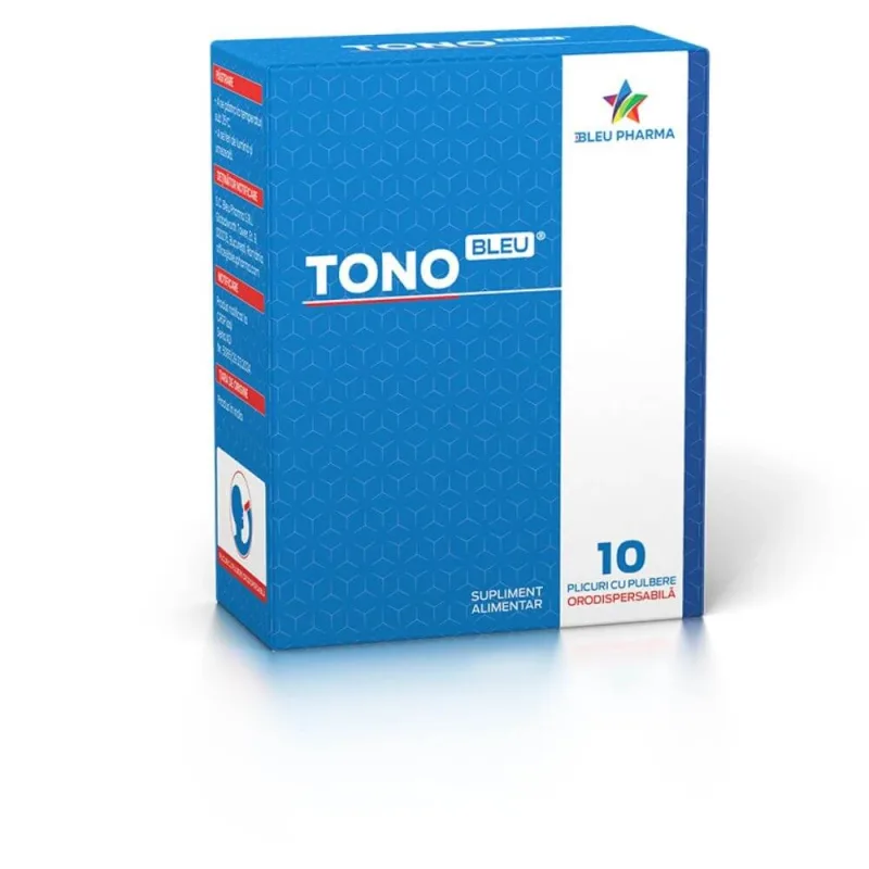 Tono Bleu, 10 plicuri cu pulbere orodispersabila, Bleu Pharma — preț și oferte
