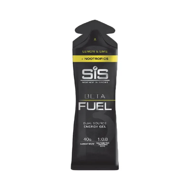 Gel energizant cu aroma de lamaie + Nootropics Beta Fuel, 60 ml, Sis Science In Sport (SIS) — preț și oferte