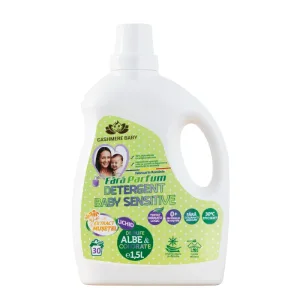 Detergent de rufe albe si colorate fara parfum Baby Sensitive, 1.5 litri, Cashmere Aroma