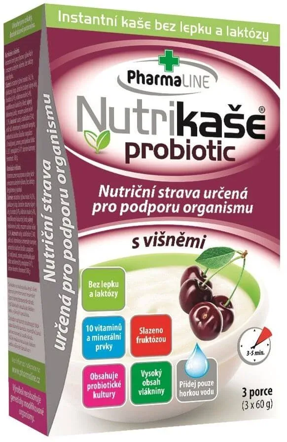 Nutrikashe probiotic cu cireșe amare 3 x 60 g NUTRICIA — preț și oferte