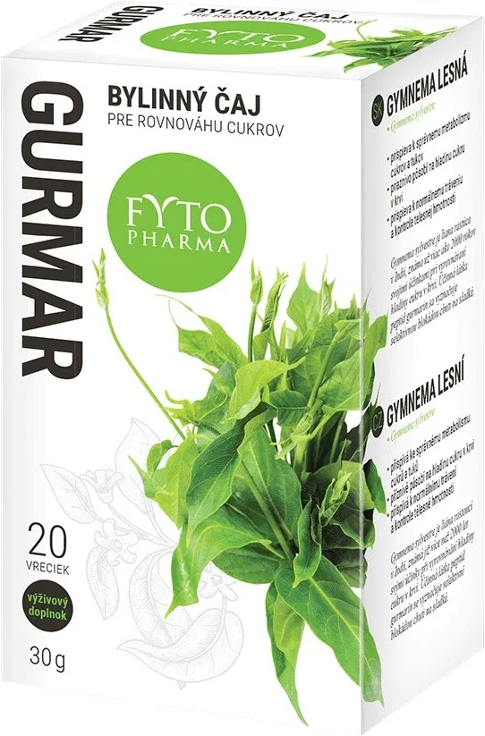 Phytopharma Gurmar ceai, porționat 20 x 1,5 g — preț și oferte