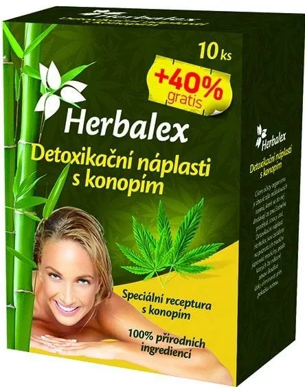 Herbalex plasturi de detoxifiere cu cânepă 40% gratis 14 buc — preț și oferte