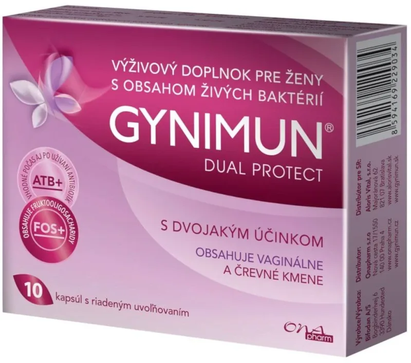 Gynimun DUAL PROTECT eliberare controlată 10 capsule — preț și oferte