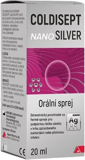 Coldisept NanoSilver Spray oral 20 ml — preț și oferte