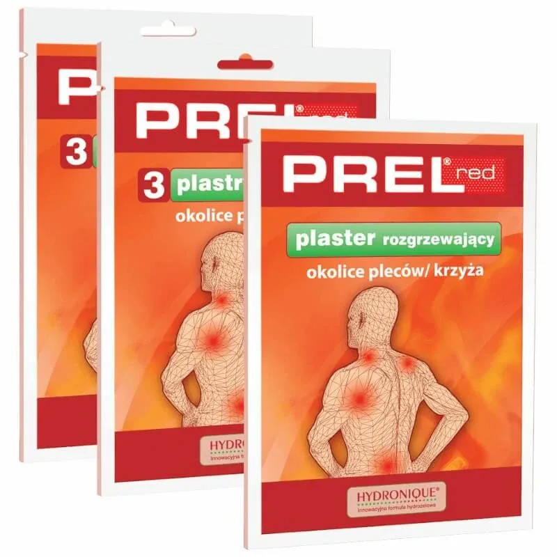 Plasture de incalzire cu hidrogel Hydronique, 1 bucata, Prel Red — preț și oferte