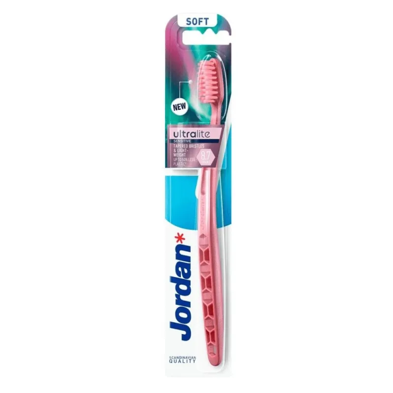 Periuta de dinti pentru adulti Ultralite Sensitive, Soft, Jordan — preț și oferte