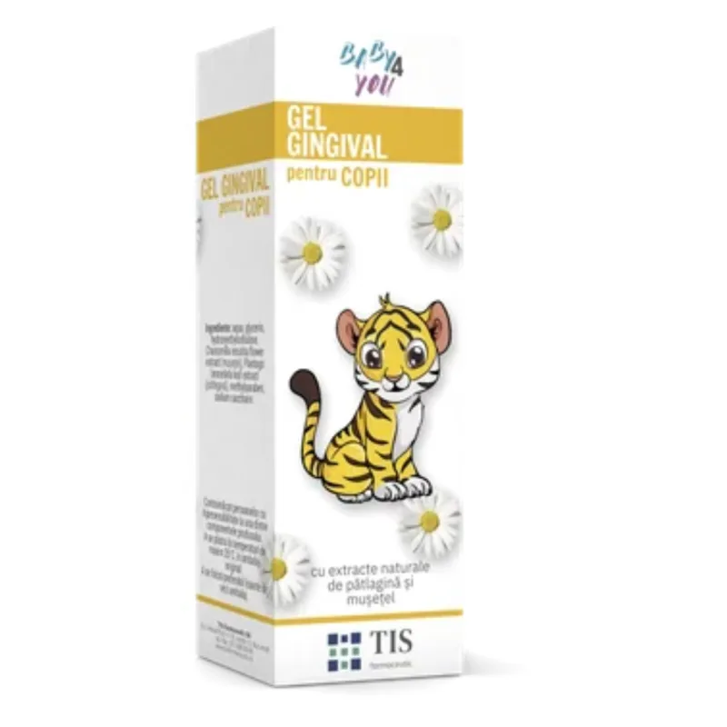 Gel gingival pentru copii Baby4You, 15ml, Tis Farmaceutic — preț și oferte