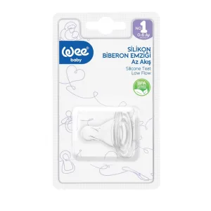 WEE BABY Tetina silicon rotunda nr.1 -866