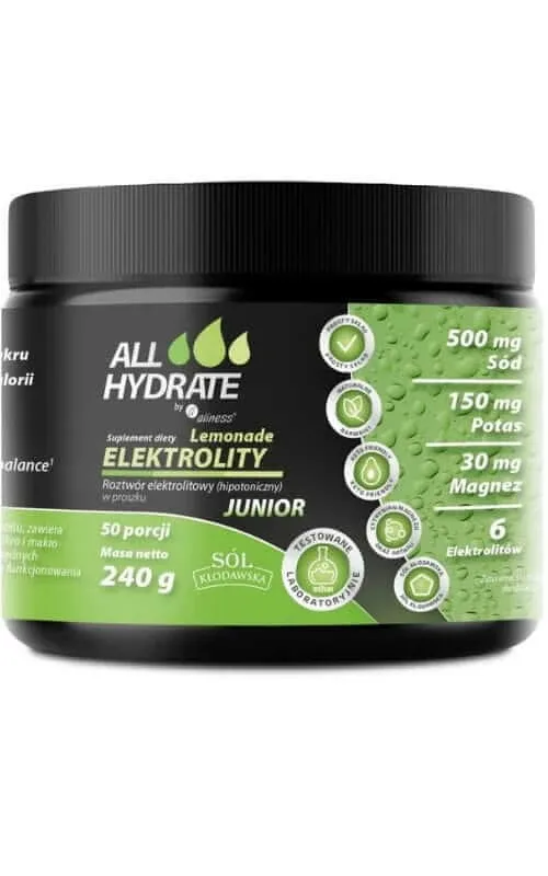 Electroliți Lemonade Junior 240g ALLHydrate — preț și oferte