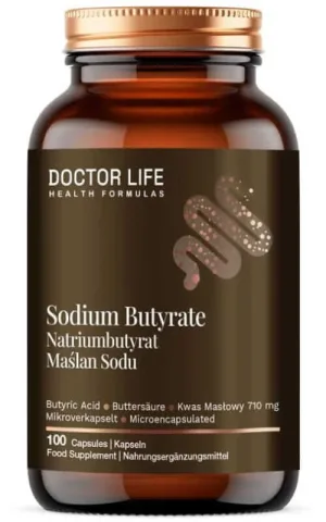 Doctor Life Butirat de sodiu 1000 mg, 100 capsule