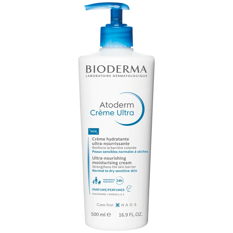 Cremă ultrahidratantă Bioderma Atoderm Crème Ultra Perfumed, 500 ml, Naos — preț și oferte