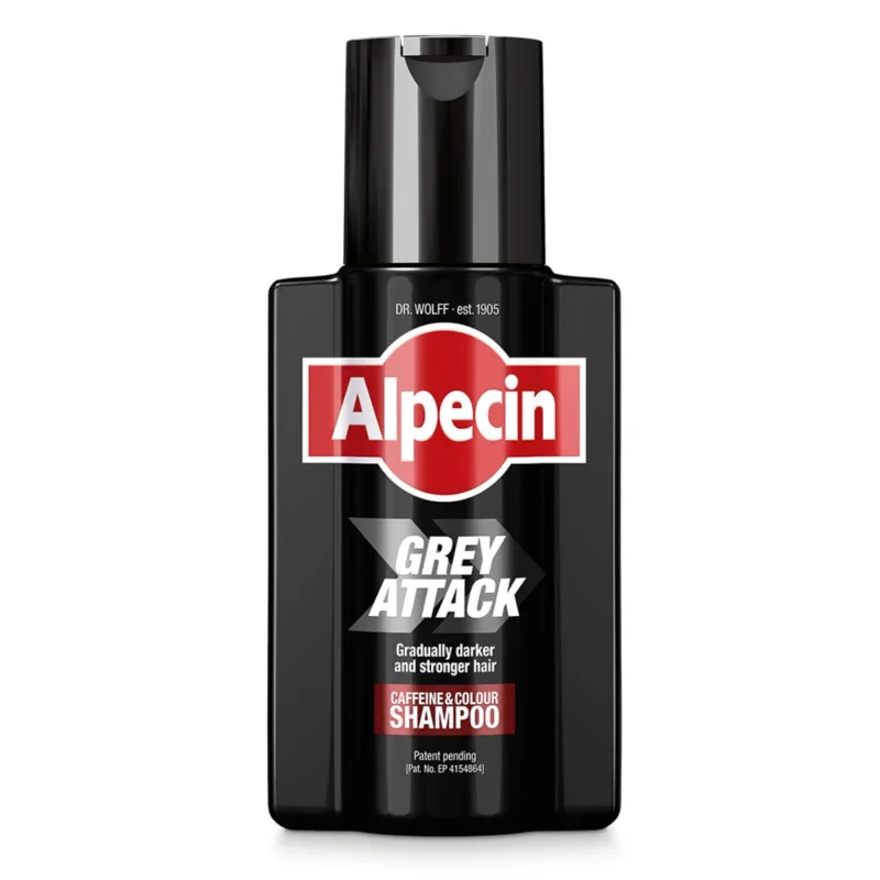 Alpecin Grey Attack Caffeine & Colour, șampon colorant, 200 ml — preț și oferte