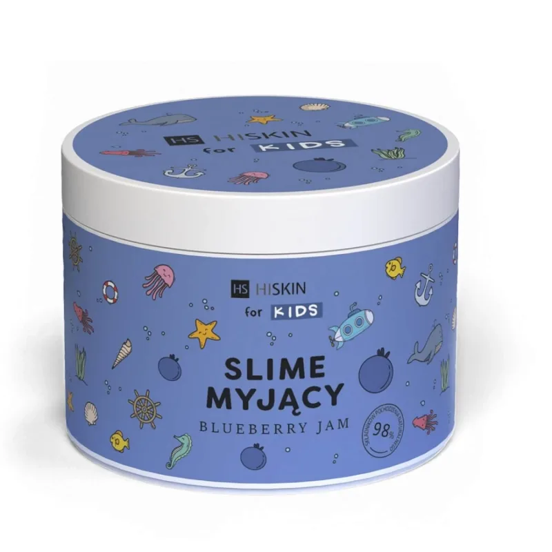 HiSkin For Kids Slime wash, gelatină de spălare corporală pentru copii, gem de afine, 150 ml — preț și oferte
