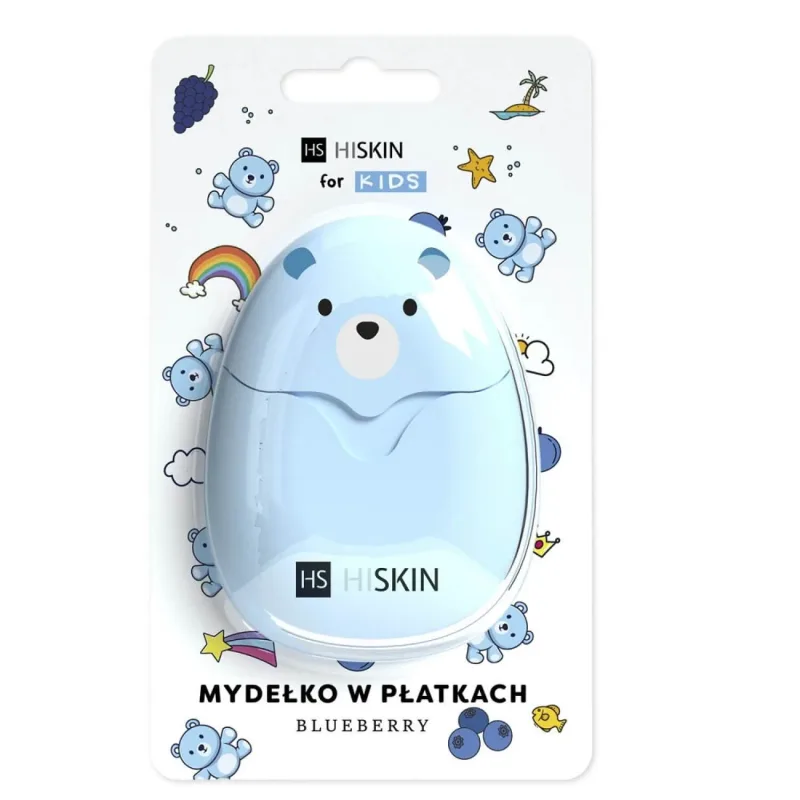 HiSkin For Kids, săpun cu fulgi, Blueberry, 50 buc — preț și oferte