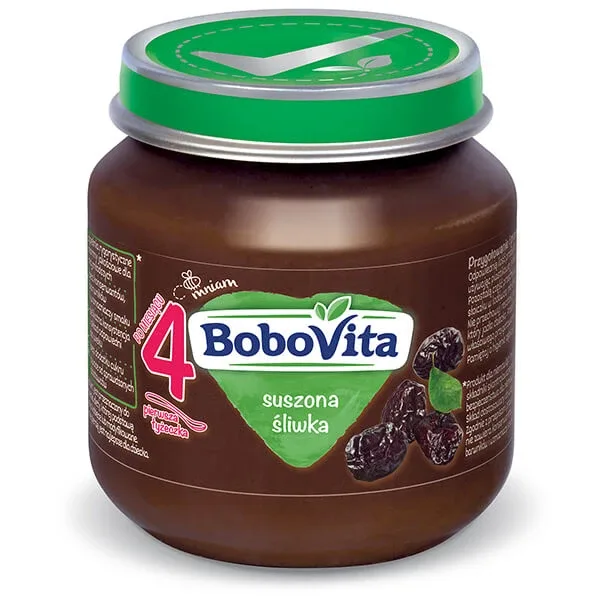 BoboVita Desert, prune uscate, după 4 luni, 125 g — preț și oferte