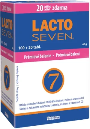 Vitabalans LACTOSEVEN, 120 comprimate