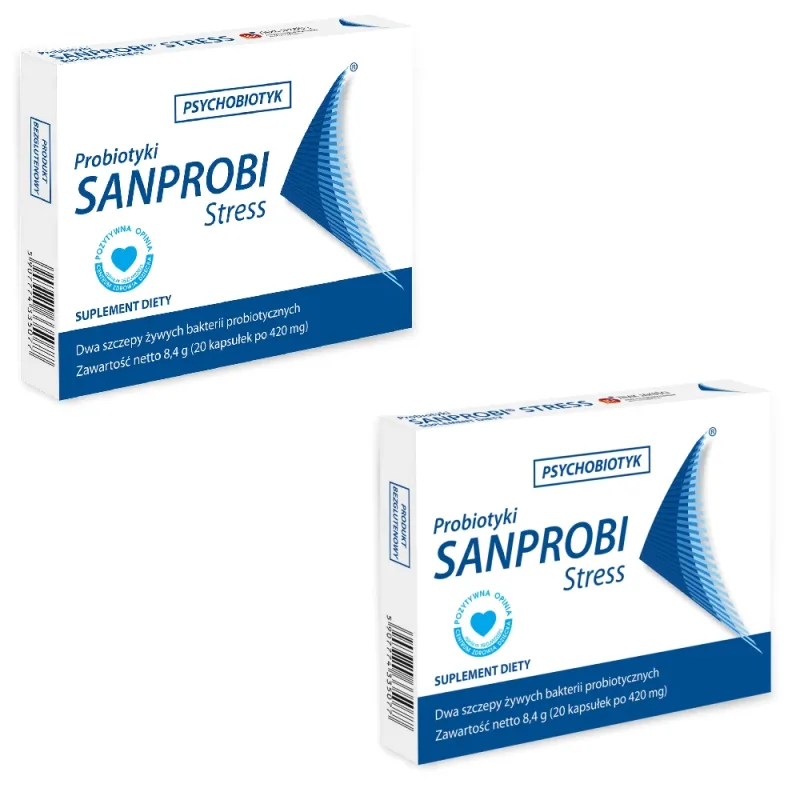 Sanprobi Stress, 2 x 20 capsule — preț și oferte