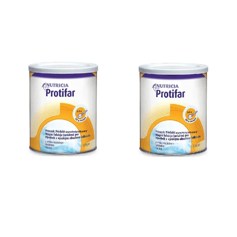 Protifar, 2 x 225 g, produs bogat în proteine, aromă neutră, Nutricia — preț și oferte