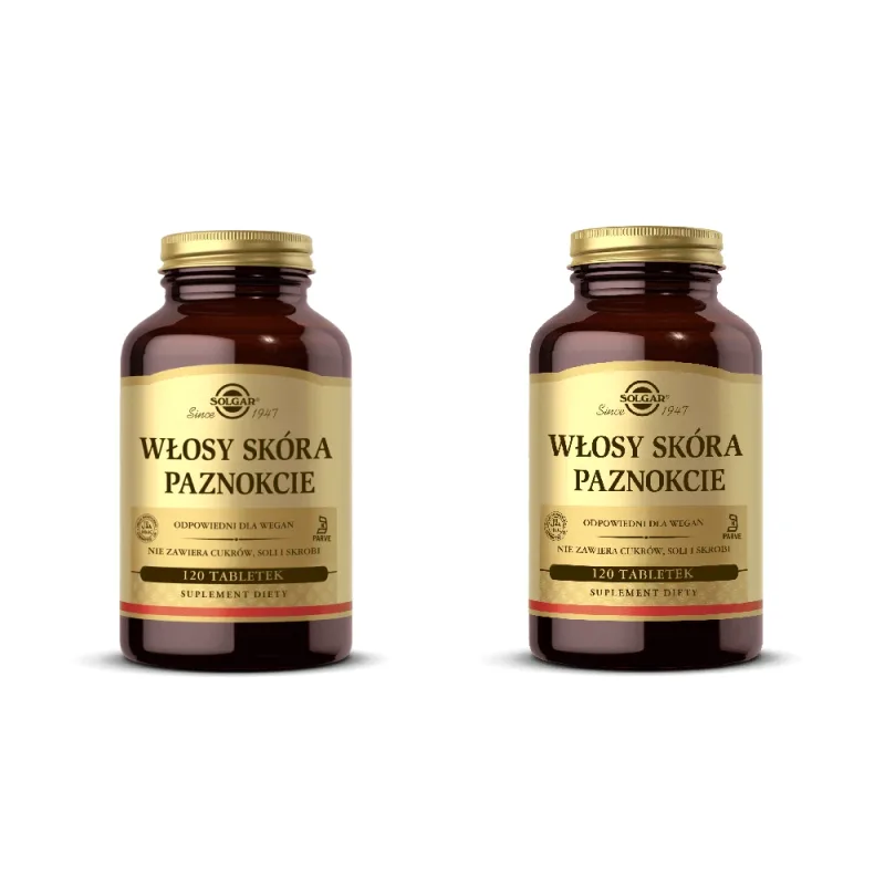 Solgar Skin, Nails & Hair, 2 x 120 comprimate — preț și oferte