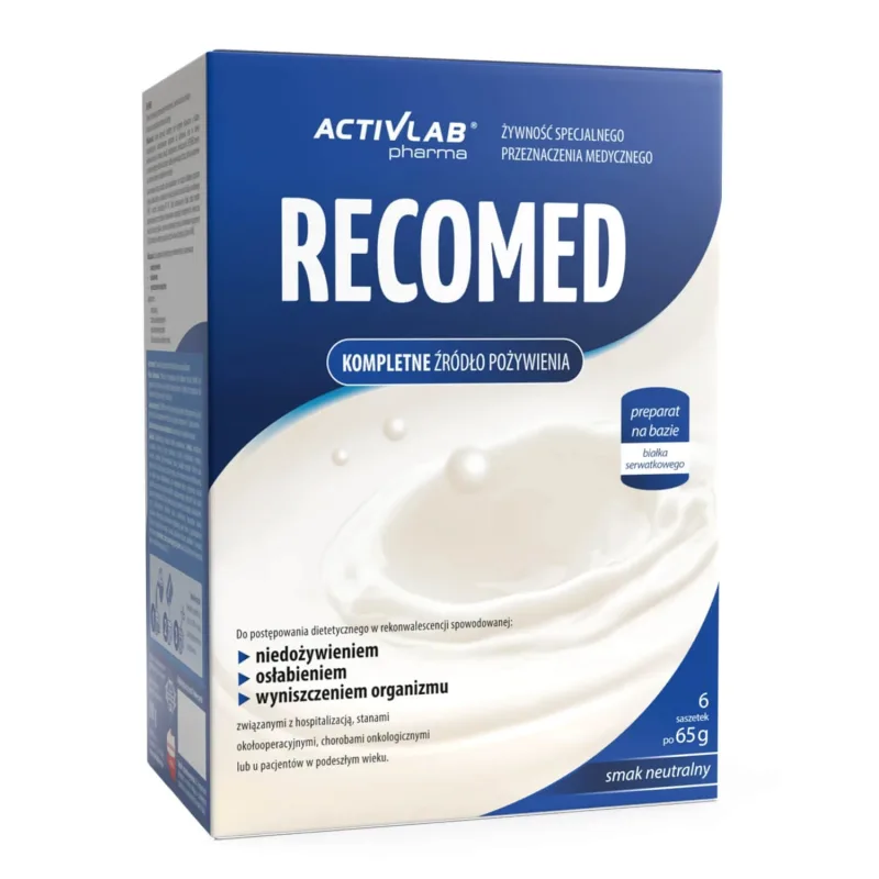 Activlab Pharma RecoMed, preparat nutritiv, aromă neutră, 65 g x 6 pliculețe AMBALAJE DISTRUSE — preț și oferte