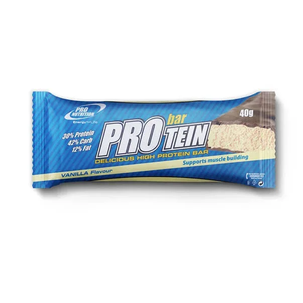 Protein Bar cu aroma de vanilie, 40 g, Pro Nutrition — preț și oferte