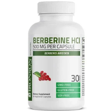 Berberina, 500 mg, 30 capsule, Bronson Laboratories — preț și oferte