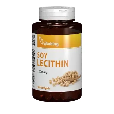 Lecitina Forte, 1200 mg, 100 capsule gelatinoase, Vitaking — preț și oferte