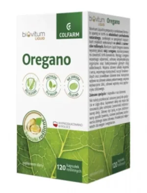 Oregano lichid Biovitum, 120 capsule