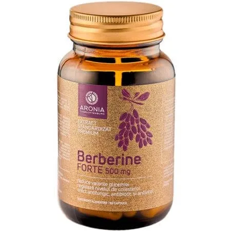 Berberine Forte la 500 mg, 60 capsule, Aronia Charlottenburg — preț și oferte