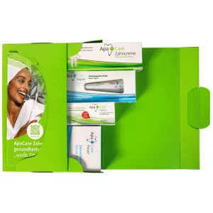 Set profilaxie ApaCare, pastă de dinți remineralizantă, 75 ml + gel remineralizant, 30 ml + pastă de dinți de lustruire, 25 ml + atelă dentară, 1 buc
