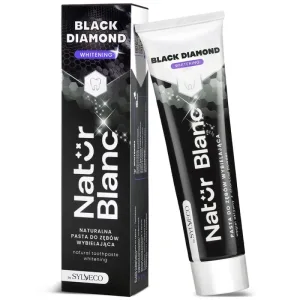 Sylveco Natur Blanc, pastă de dinți pentru albire, Black Diamond, 100 g