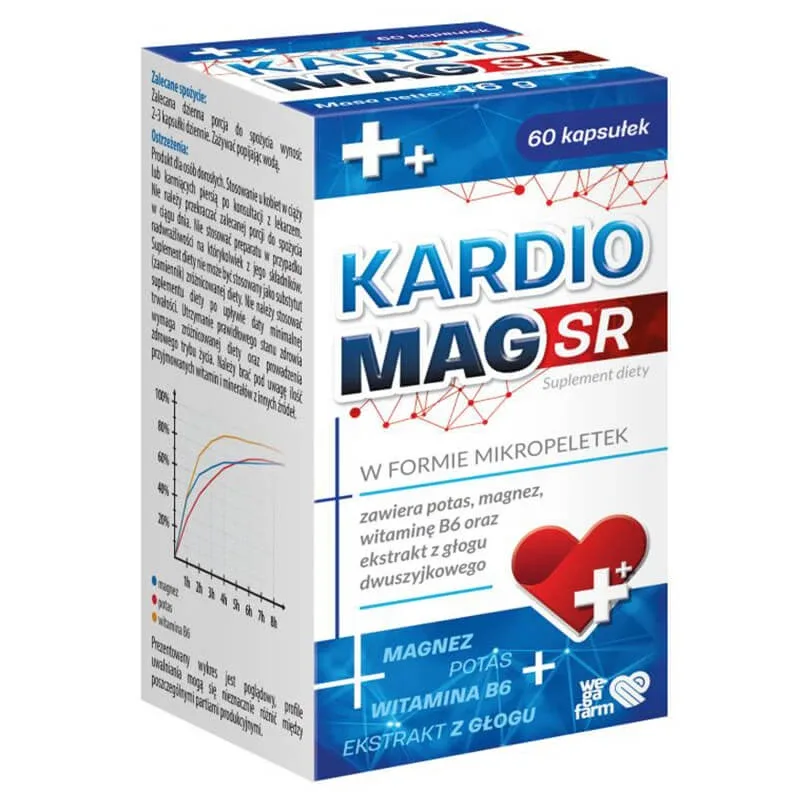Wegafarm Kardiomag SR, 60 capsule — preț și oferte