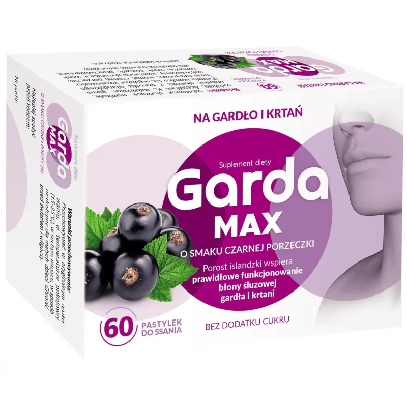 Garda Max, aromă de coacăze negre, 60 pastile Phyto Garda — preț și oferte