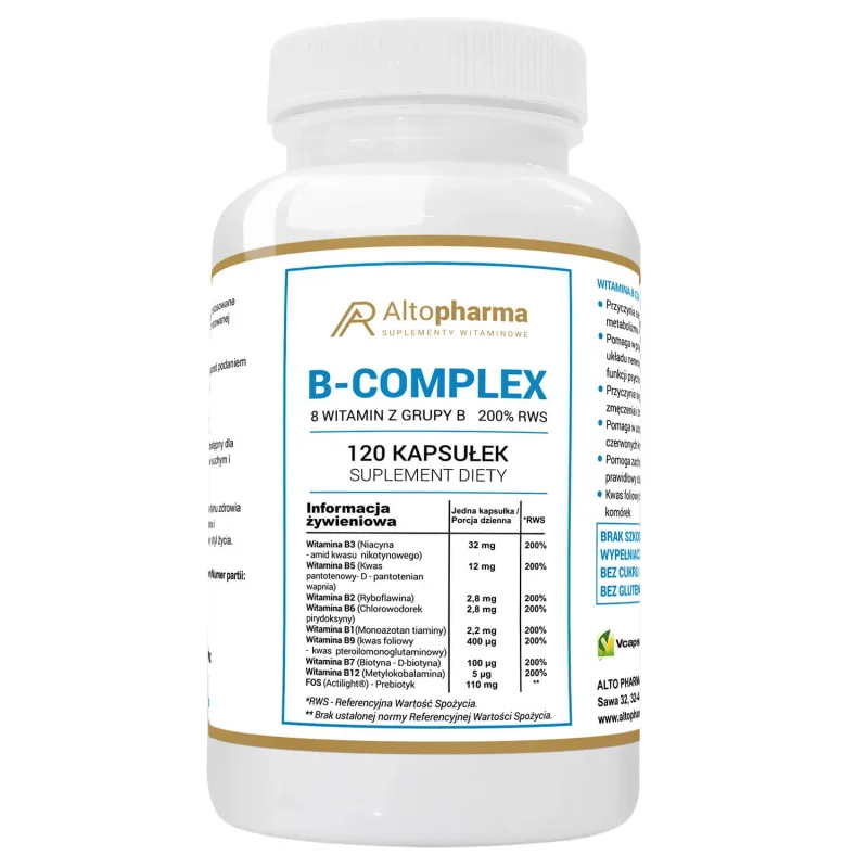 AltoPharma B-Complex, 200% RWS, 120 capsule — preț și oferte