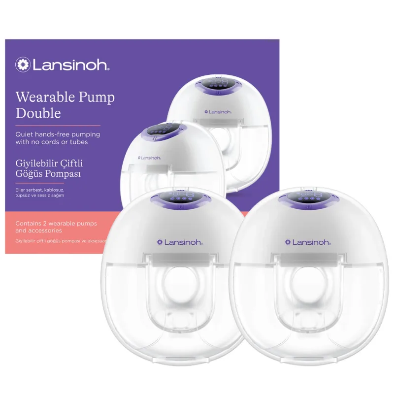 Lansinoh Pompă de sân electrică, fără mâini, dublă, fără fir — preț și oferte