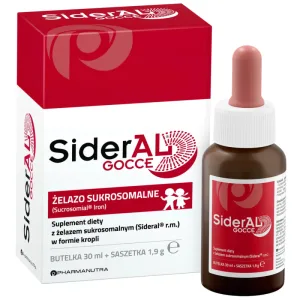 Sideral Gocce, flacon, 30ml + pulbere în plic 1,9g