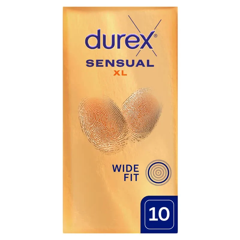 Durex Sensual XL, prezervative super-subțiri, 10 bucăți — preț și oferte