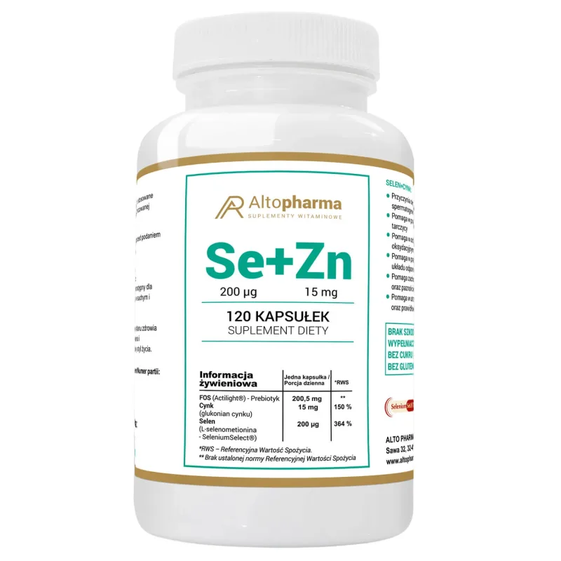 AltoPharma Seleniu + Zinc, 120 capsule — preț și oferte