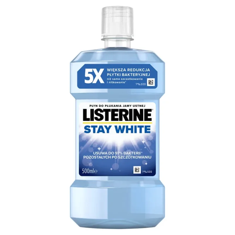 Listerine Stay White apă de gură, 500 ml — preț și oferte