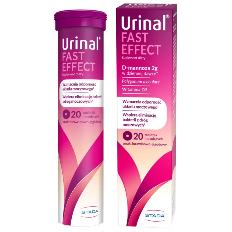 Urinal Fast Effect, 20 comprimate efervescente STADA — preț și oferte