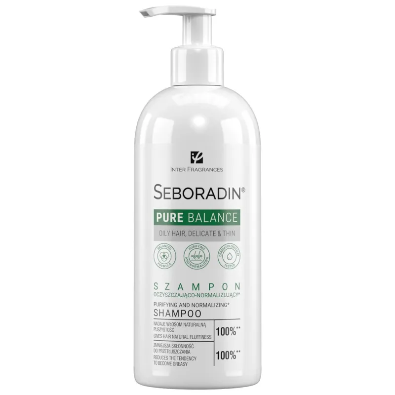 Seboradin Pure Balance, șampon de curățare a părului, 400 ml — preț și oferte
