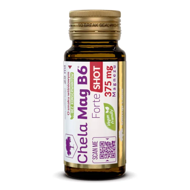 Olimp Chela-Mag B6 Forte Shot, fiolă, aromă de cireșe, 25 ml Olimp Labs — preț și oferte