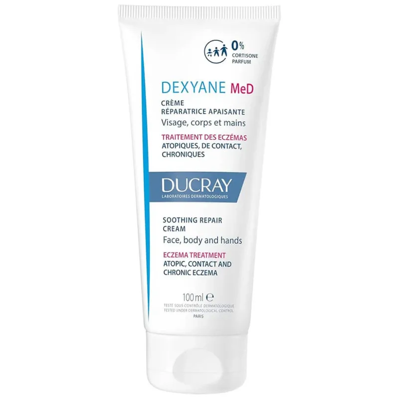 Ducray Dexyane Med, cremă calmantă și regenerantă pentru față și corp, piele cu eczeme, 100 ml — preț și oferte