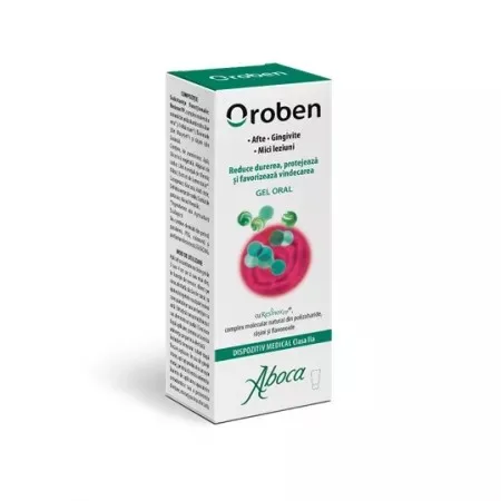 Gel oral pentru afte Oroben, 15 ml, Aboca — preț și oferte