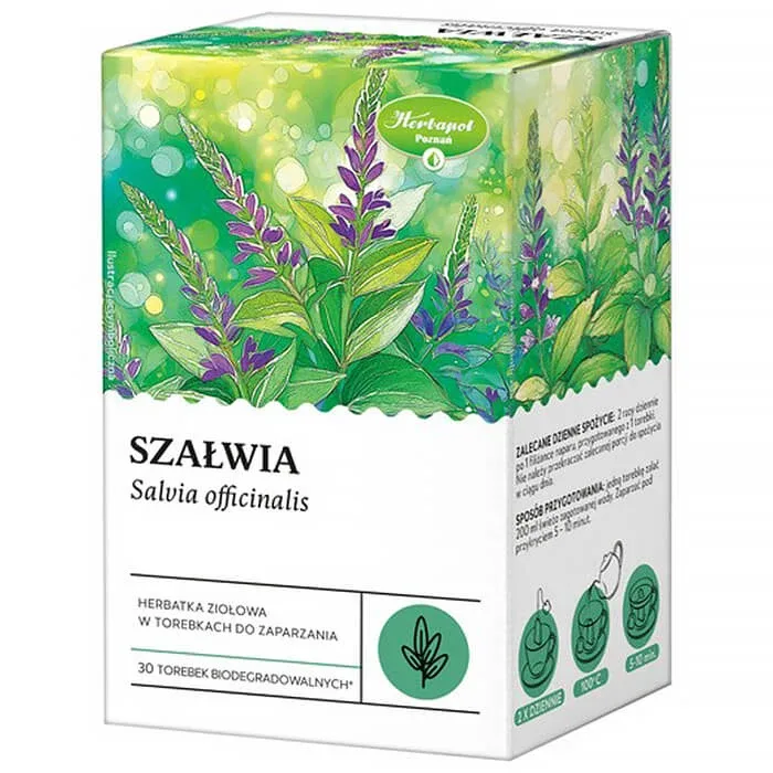 Herbapol Salvie, ceai de plante, 30 pliculețe biodegradabile — preț și oferte