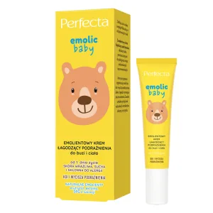 Perfecta Emolic Baby, cremă emolientă calmantă pentru față și corp, de la 1 zi de viață, 20 ml